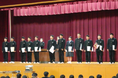 表彰伝達